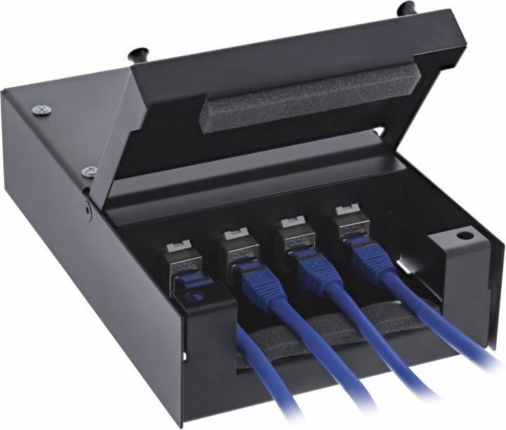 Image du produit InLine Boîte de jonction pour montage en surface pour 4x prise Keystone RJ45