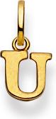 Actual product image Natsumi Schmuck Pendant letter U yellow gold 18K/750 (750/18 K Yellow gold)