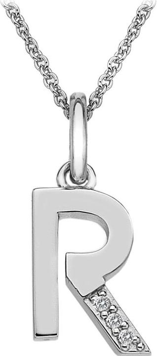 Image du produit Hot Diamonds Collier de lettres en diamant R (Argent 925, 40 - 45 cm)