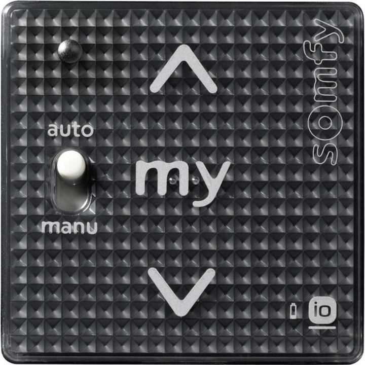 Produktbild somfy 1811102 Funkwandsender Smoove A/M IN io Black Shine 1-Kanal (Handsender)