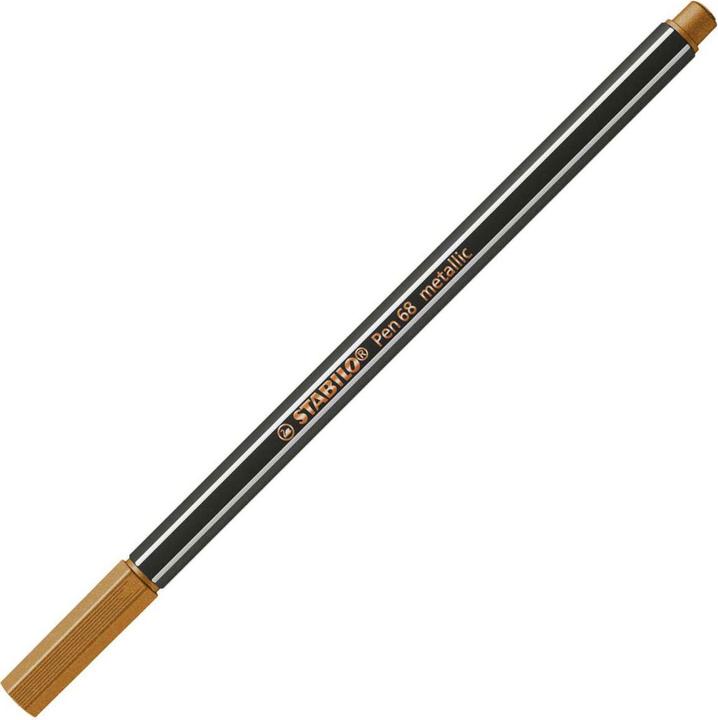 Actual product image STABILO Pen 68 Premium Metallic Felt Pen (Copper, 1 x)