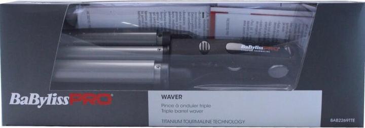 Actual product image BaByliss Pro Titanium Tourmaline triple barrel waver (19 mm, 22 mm)