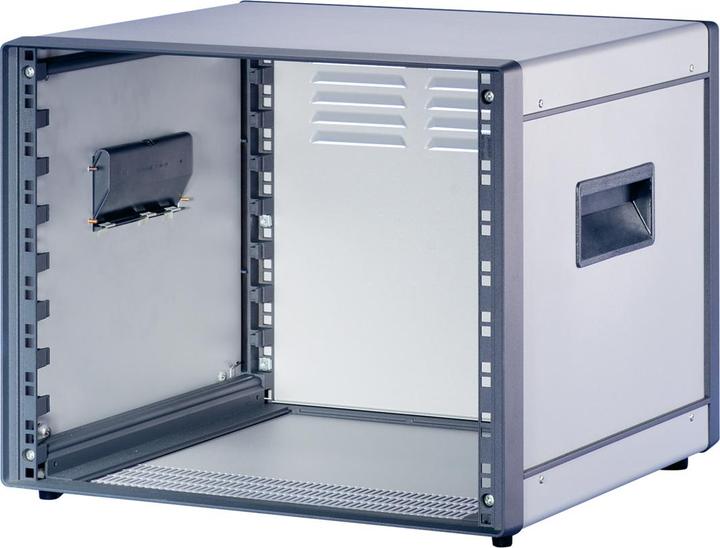 Produktbild Schroff 19"-Gehäuse 12 HE, Aluminium - COMPTEC GEHAEUSE 12HE 400T (12 HE, 19 Zoll Rack)
