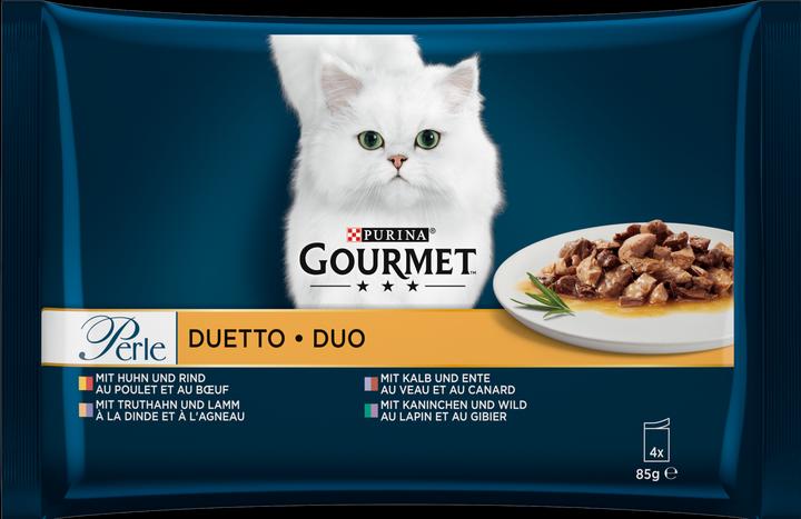 Actual product image Gourmet Pearl Dütto di Carne (Adult, 4 pcs., 85 g)