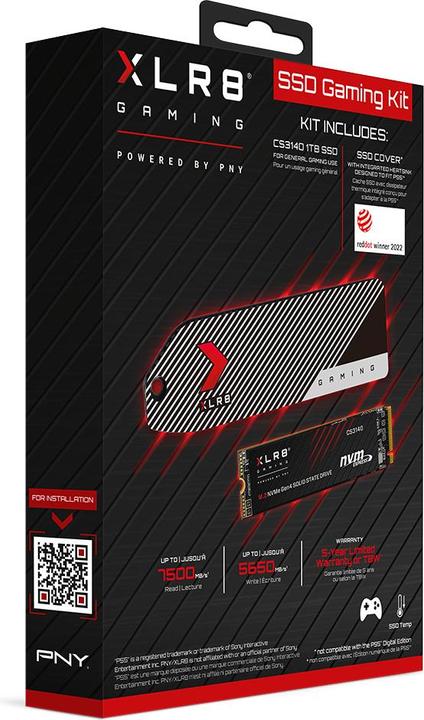 Actual product image PNY CS3140 (1000 GB, M.2 2280)