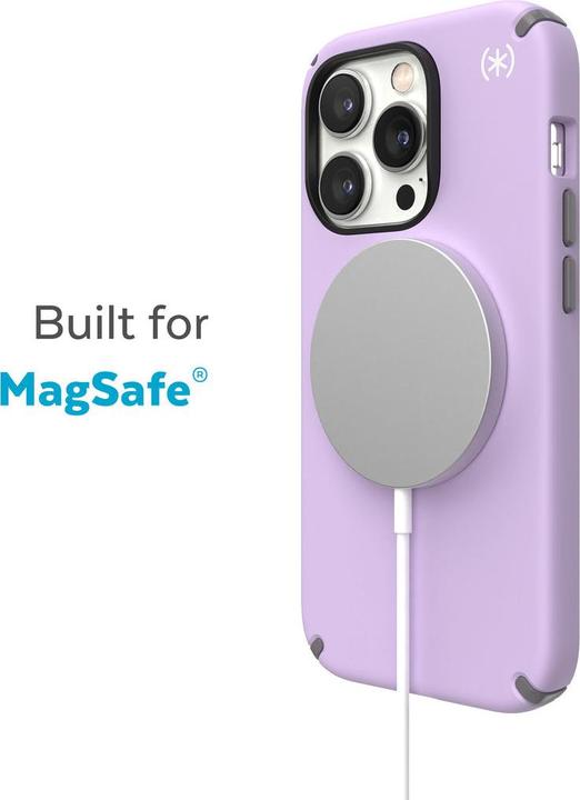 Actual product image speck Presidio2 Pro + MS Apple iPhone 14 Pro Max Spring Purple - with Microban (Apple iPhone 14 Pro Max)