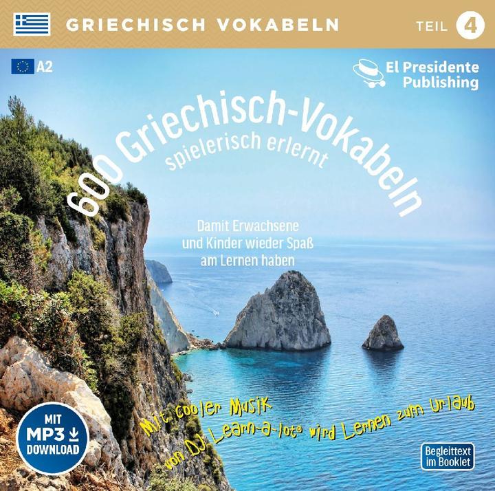 Actual product image 600 Griechisch-Vokabeln spielerisch erlernt - Teil 4 (Greek, German, Gabriela Florian, Nikolaos Tsavdaris, Horst Florian, 2021)