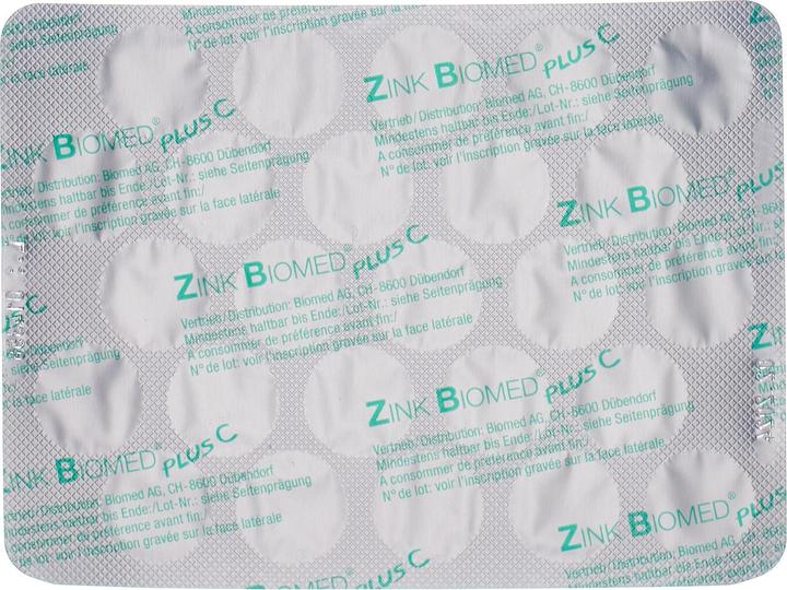 Immagine prodotto Biomed Zink plus C (1 Pezzo/i, Pillole, 40 g)