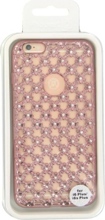 Immagine prodotto NoName Custodia in silicone Diamante Iphone 6 Plus rosa (Apple iPhone 6 Plus)