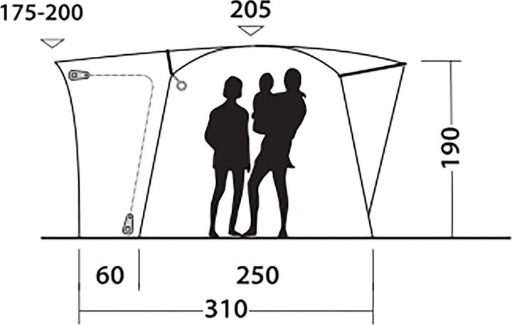Actual product image Outwell Pine Hills (Awning, 12.30 kg)