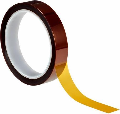 Produktbild 3M Hochtemperatur Polyimid-Klebeband - Gelb - Maskierung - Polyimid - Chemikalienbeständig - Hitzeb (12.70 mm)