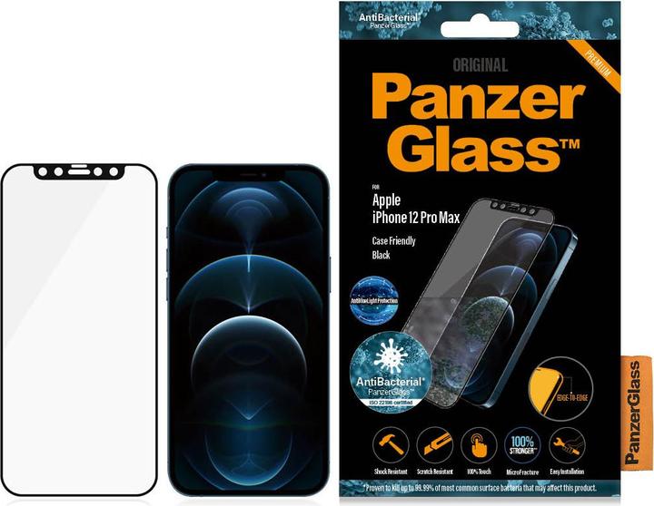 Actual product image PanzerGlass CaseFriendly (1 Piece, Apple iPhone 12 Pro Max)