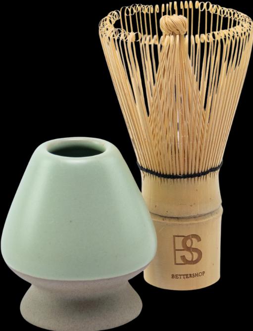 Actual product image BetterShop Holder for matcha bamboo whisk "Chasen-tate"