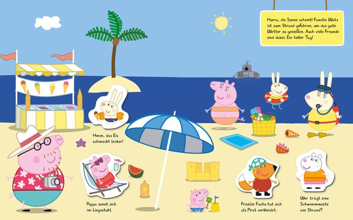 Image du produit Peppa Pig Magnet-Spiel-Buch (Allemand, 2022)