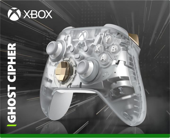 Actual product image Microsoft Xbox Wireless Controller - Ghost Cipher (Special Edition) (Xbox Series S, Android, iOS, PC, Xbox Series X)