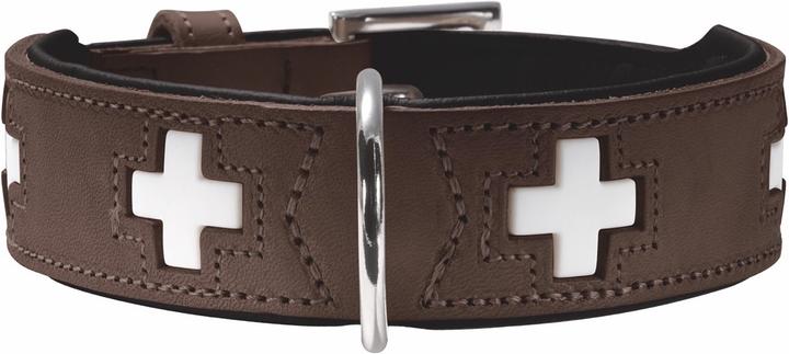 Produktbild Hunter Halsband Swiss Echtleder (L)