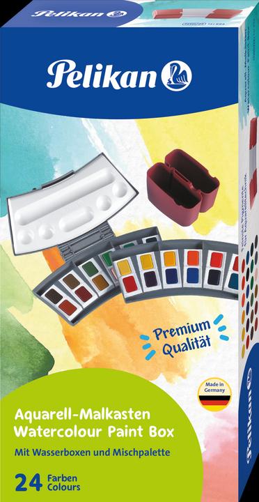 Actual product image Pelikan Watercolour box, 24 colours (Assorted)