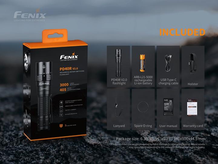 Immagine prodotto Fenix PD40R V2.0 (13.80 cm, 3000 lm)