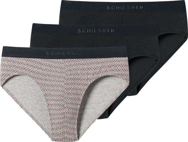 Schiesser 3er Pack 95/5 Organic Cotton Rio Slip / Unterhose