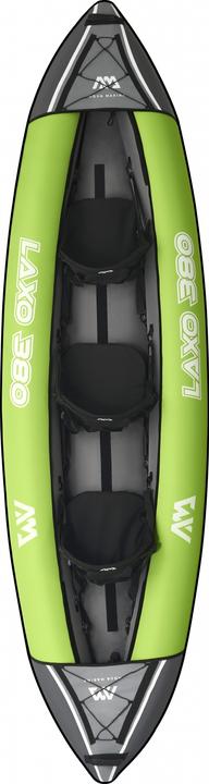 Image du produit Aqua Marina Kayak 380x95 cm. pour 3 personnes avec siège pneumatique dossier réglable sac de transport Reparat (3 pers.)