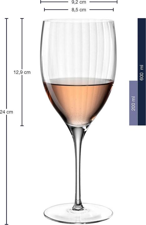 Actual product image Leonardo Poesia Wein- und Sektgläser Set (130 cl, 18 Glasses, Champagne glasses, White wine glasses, Red wine glasses)