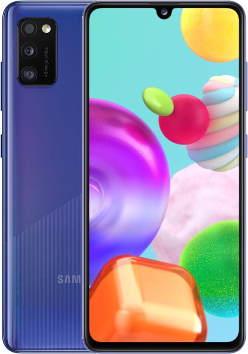 Samsung Galaxy A41 (64 GB, Blue, 6.10", Dual SIM, 48 Mpx, 4G)