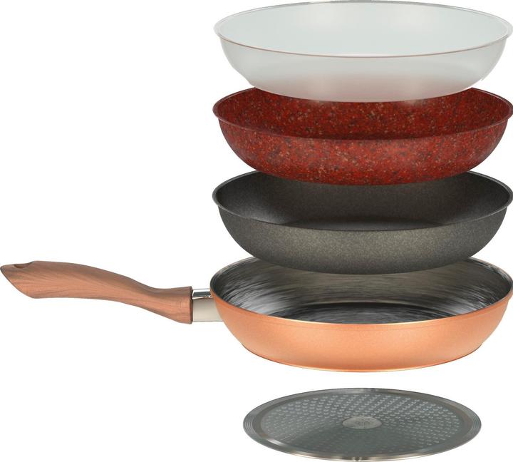Image du produit Livington Copper & Stone Pan (28 cm, Ensemble de casseroles et de poêles de cuisson, Cuivre)