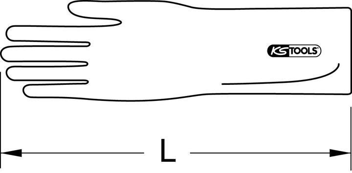 Immagine prodotto KS Tools 117.0058 Guanti da elettricista taglia (guanti): 11 1 paio (11)