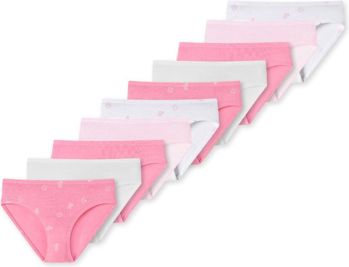 Produktbild Schiesser 10er Pack 95/5 Kids Girls Organic Cotton Slips (116, 10er Pack)