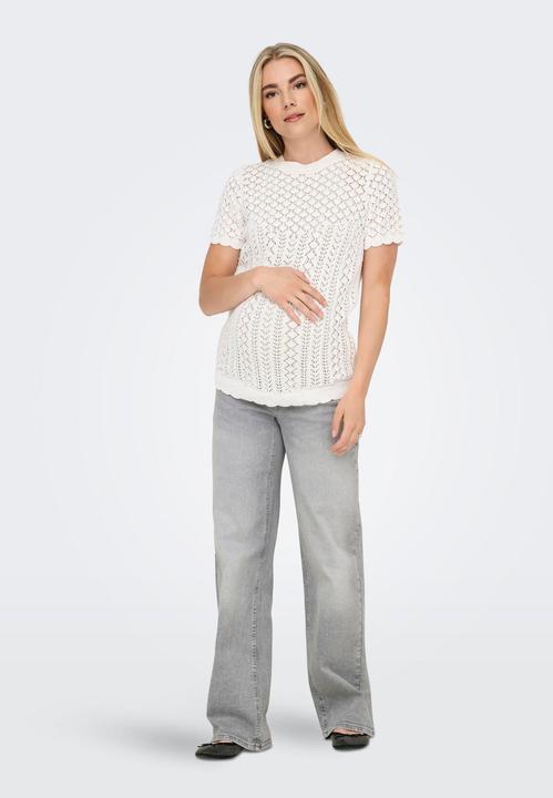 Produktbild Only Maternity OLMJUICY Hohe Taille Weiter Beinschnitt Jeans Jeans mit weitem Bein (34)