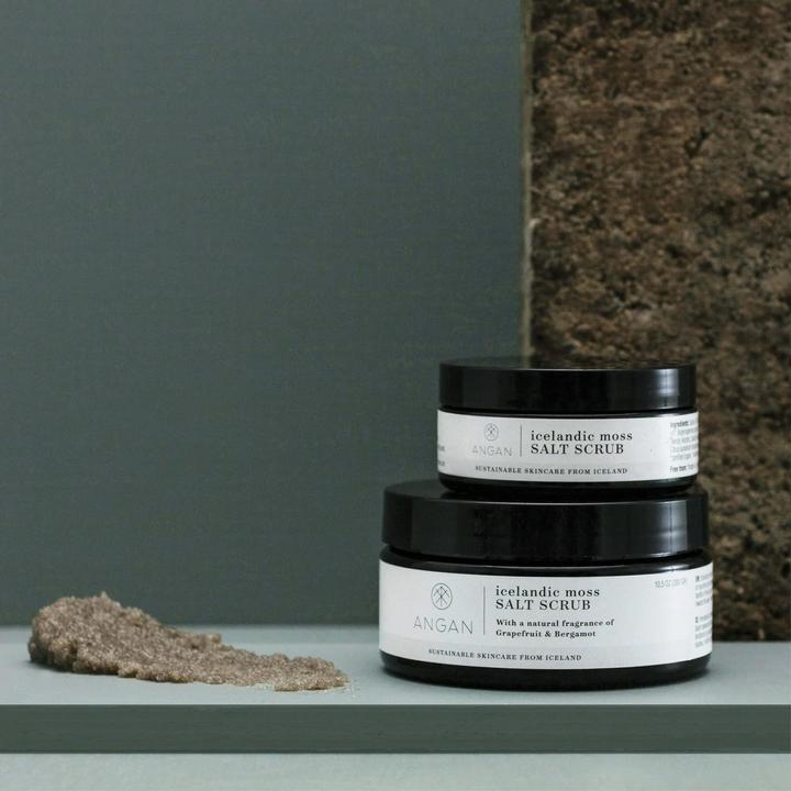 Actual product image Angan Icelandic Moss Salt Scrub (300 ml)