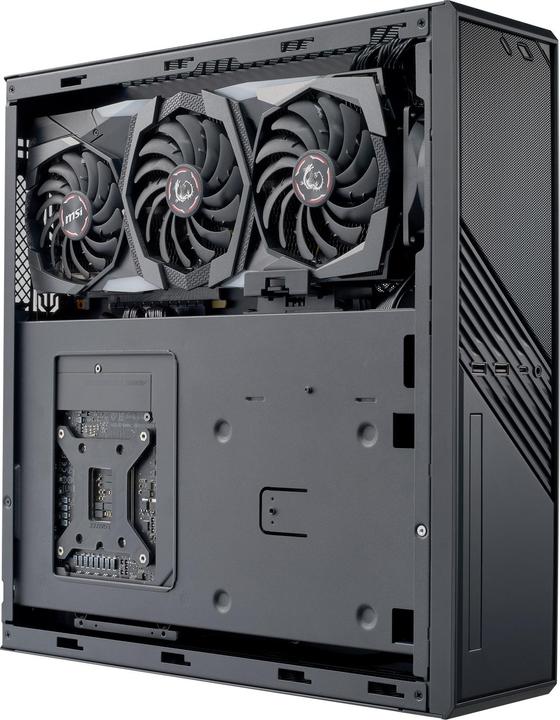 Actual product image Silverstone SST-ML12B Milo Slim HTPC Slim & compact Mini-ITX Computer Case (Mini-ITX)