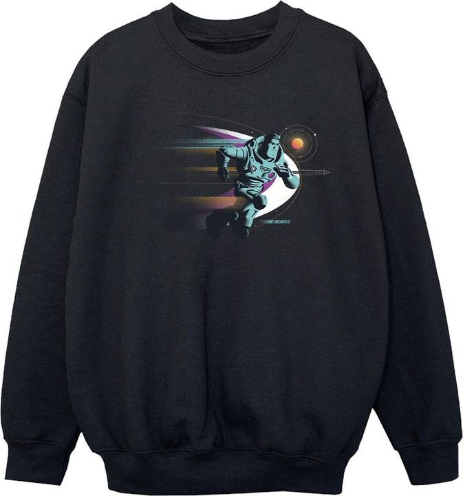 Actual product image Disney Girls Lightyear Running Buzz Sweatshirt (116)