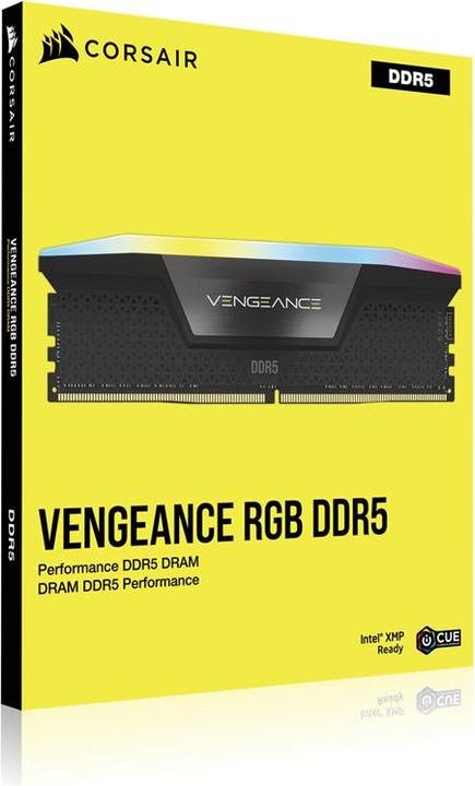 Produktbild Corsair Vengeance RGB (2 x 16GB, 6400 MHz, DDR5-RAM, DIMM)