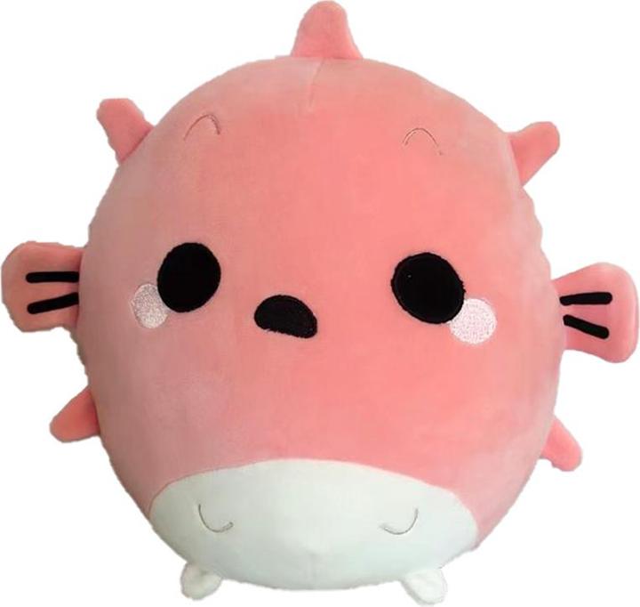 Actual product image Puckator Squidglys Puff the Blowfish Adormals Sea Soft Toy (23 cm)