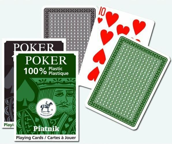 Actual product image Piatnik PIA1362 - Playing Cards: Poker - Single Game, Economy (English)
