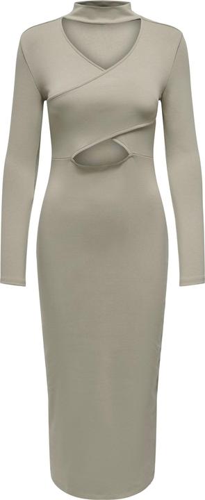 Only Einfarbiges Kleid mit langen Ärmeln (M)