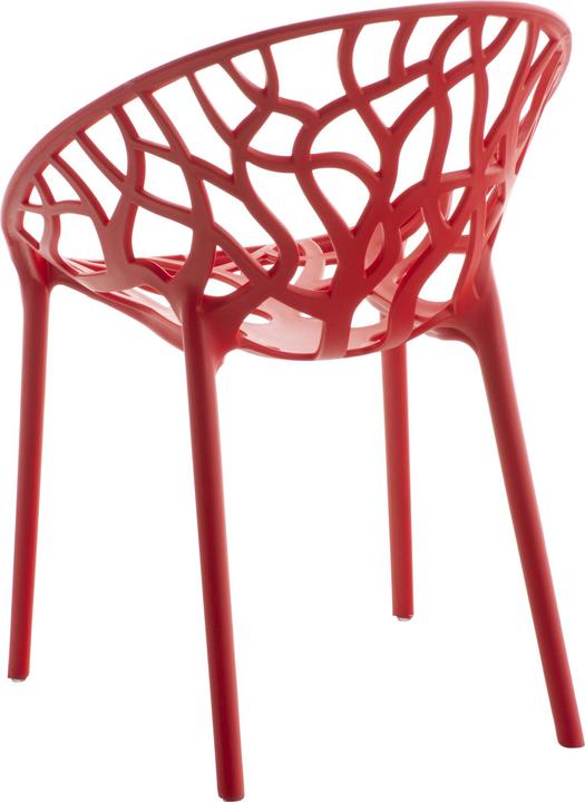 Actual product image CLP Set of 4 Hope Chair, red