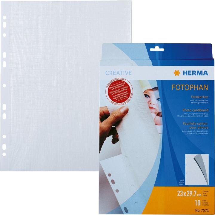 Immagine prodotto HERMA Cartone fotografico (23 x 29,7 cm)