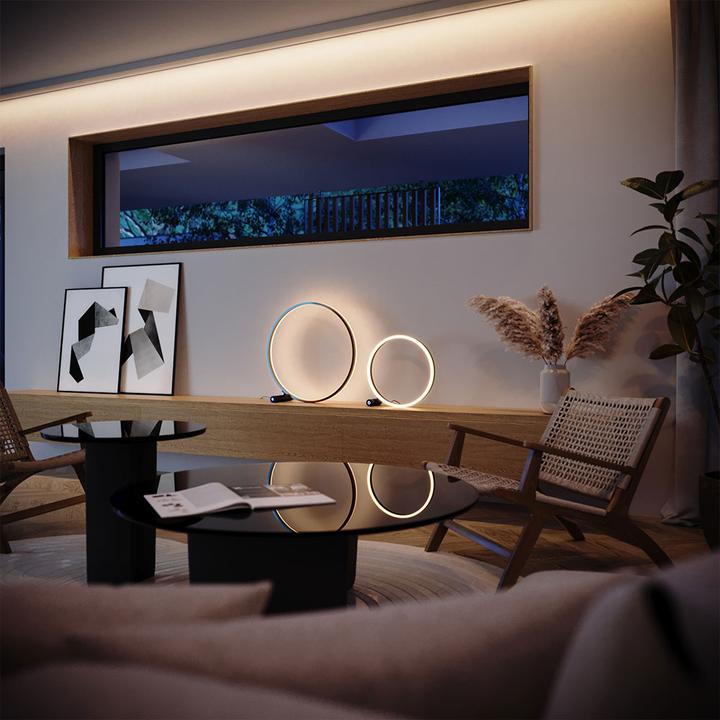 Immagine prodotto s.luce Lampada da tavolo ad anello LED diretta o indiretta (2070 lm)