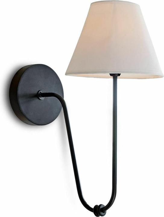 Image du produit Loberon Applique murale Lustre noir/blanc (E14)