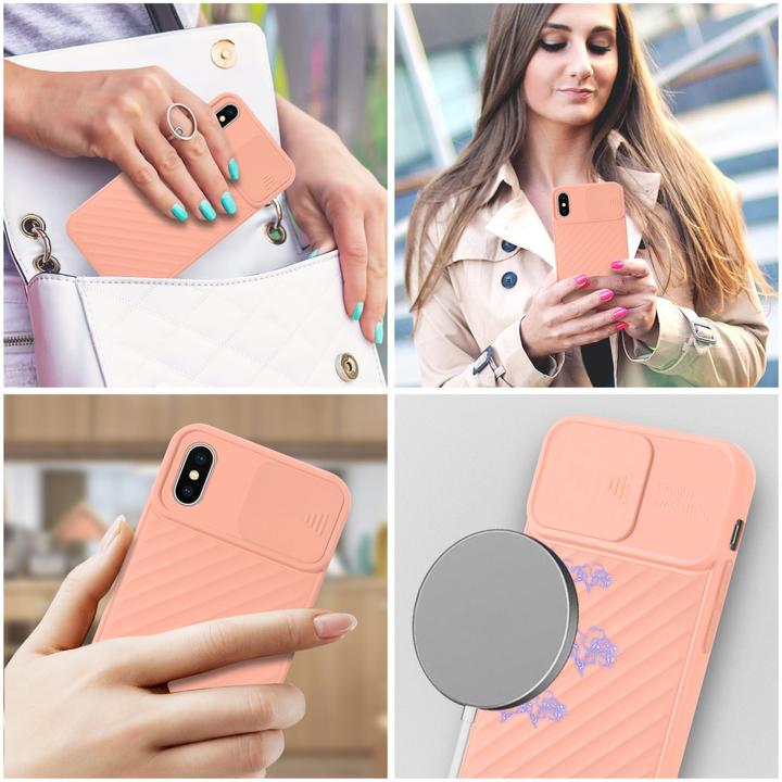 Immagine prodotto Cadorabo Cover in TPU con protezione della fotocamera (Apple iPhone XR)