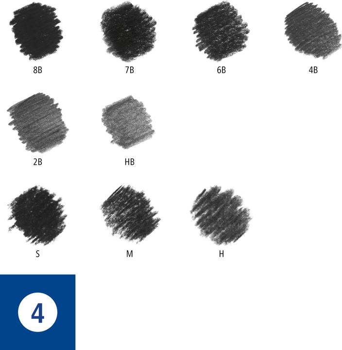 Produktbild Staedtler Mars Lumograph charcoal 100C Kohlestifte (4.50 mm, M, 9 x)