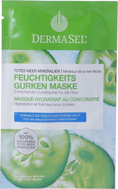 Produktbild DermaSel Feuchtigkeits Gurken Maske (12 ml)