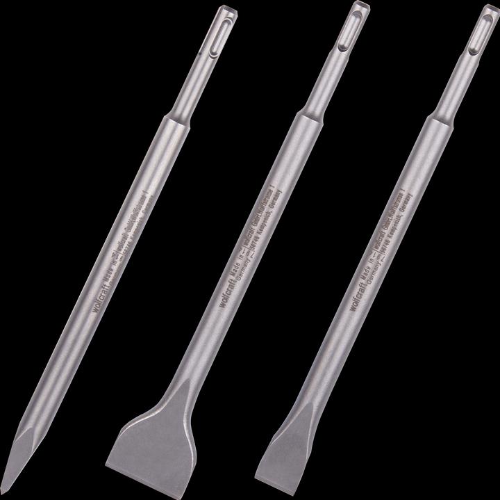 Immagine prodotto wolfcraft wolfcraft 1 Meissel-Set 3-tlg., SDS-plus Schaft (20 mm)