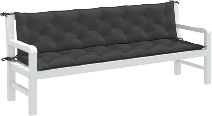Image du produit VidaXL Coussins de banc de jardin 2 pcs. tissu (200 x 50 x 7 cm)