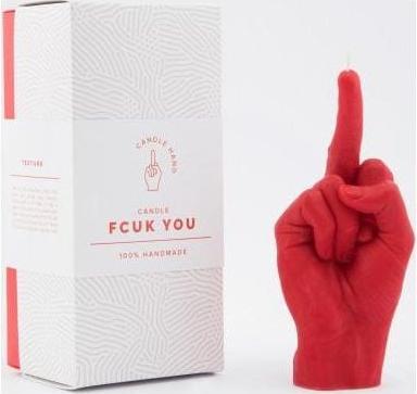 Actual product image Candle Hand F*ck you (1 pcs.)