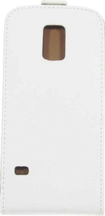 Immagine prodotto OEM Custodia Flip in pelle sottile per Galaxy S5 mini - Bianco (Samsung Galaxy S5 Mini)
