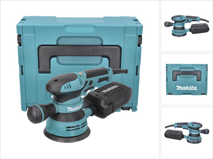 Produktbild Makita BO 5041 J Exzenterschleifer Schleifmaschine 300 Watt 125 mm + Makpac (Exzenterschleifer, 300 W)