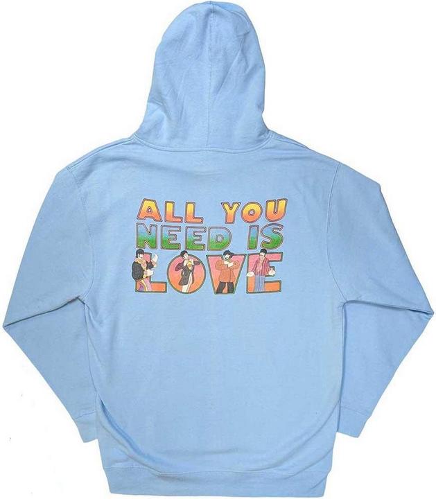 Produktbild The Beatles All You Need Is Love Kapuzenpullover Rückseitiger Aufdruck (XL)